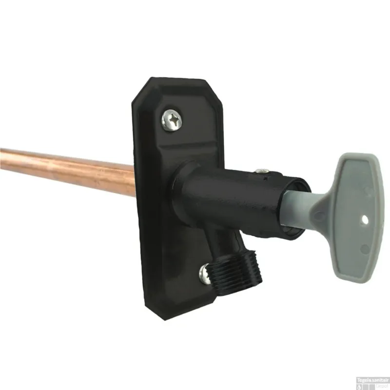 Koopje BWS vorstvrije buitenkraan 15x3/4 Mat Zwart