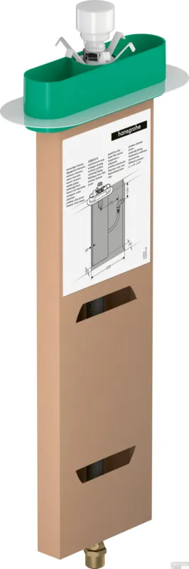 Nieuw Hansgrohe sBox badrand- en tegelrand basisset