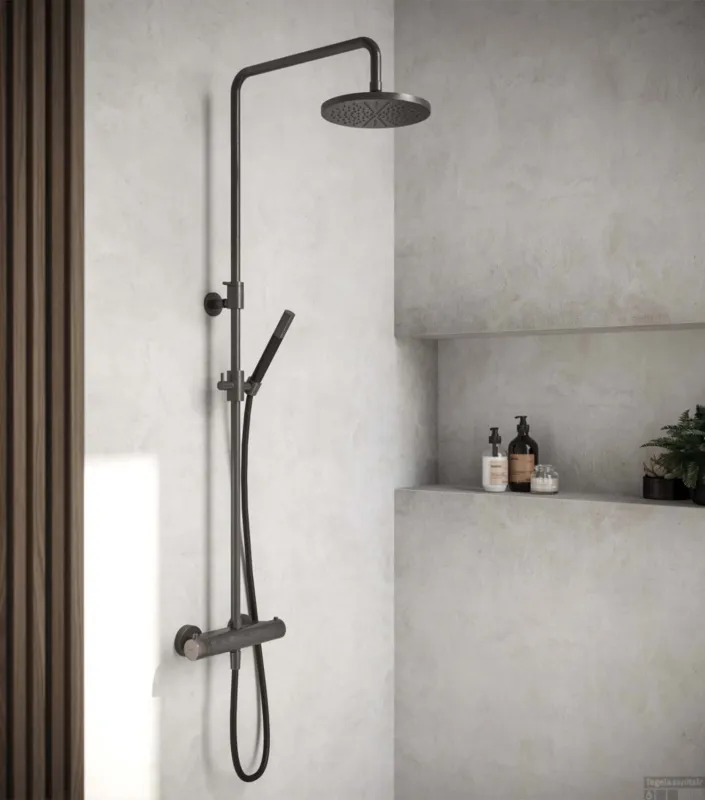 Fabrieksprijs Complete Regendoucheset Hotbath Cobber SDS9 Thermostatisch Opbouwset Met Thermostaat