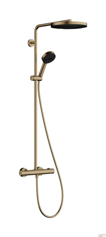Must-Have Hansgrohe Pulsify S Puro Showerpipe 260 1jet met thermostaat en handdouche 3jet, Brushed Bronze