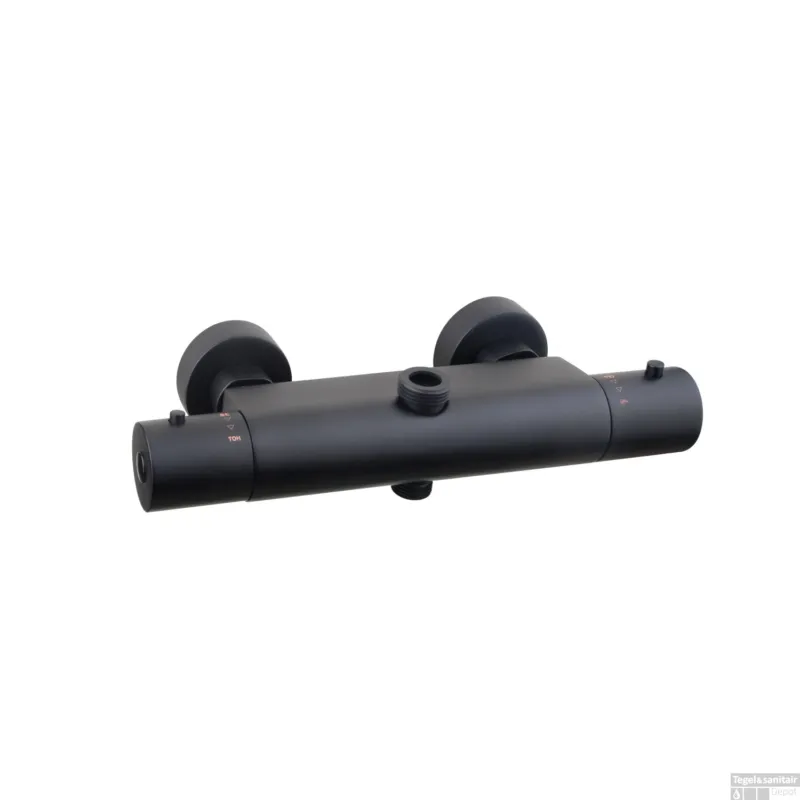 Douchekraan BWS Thermostatisch tbv Douche Opbouwset Mat Zwart Tijdelijk Beschikbaar