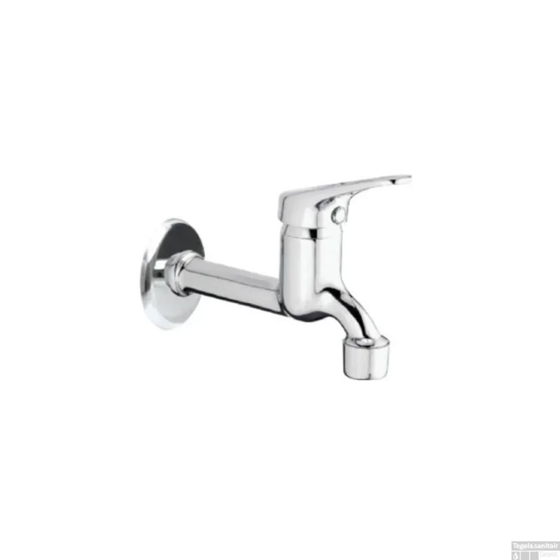Wastafelkraan BWS Cleo Koudwaterkraan Muurbevestiging Chroom Weekendaanbieding