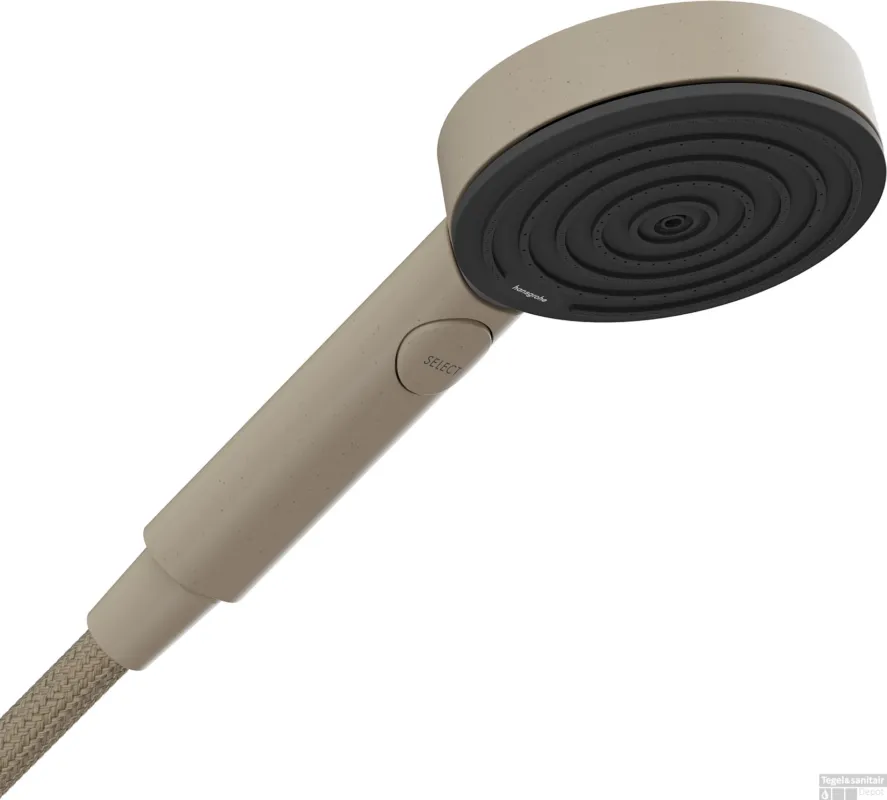 Hete Deal Hansgrohe Pulsify Planet Edition staafhanddouche 100 3jet EcoSmart+ Select, Zand (gerecycled)