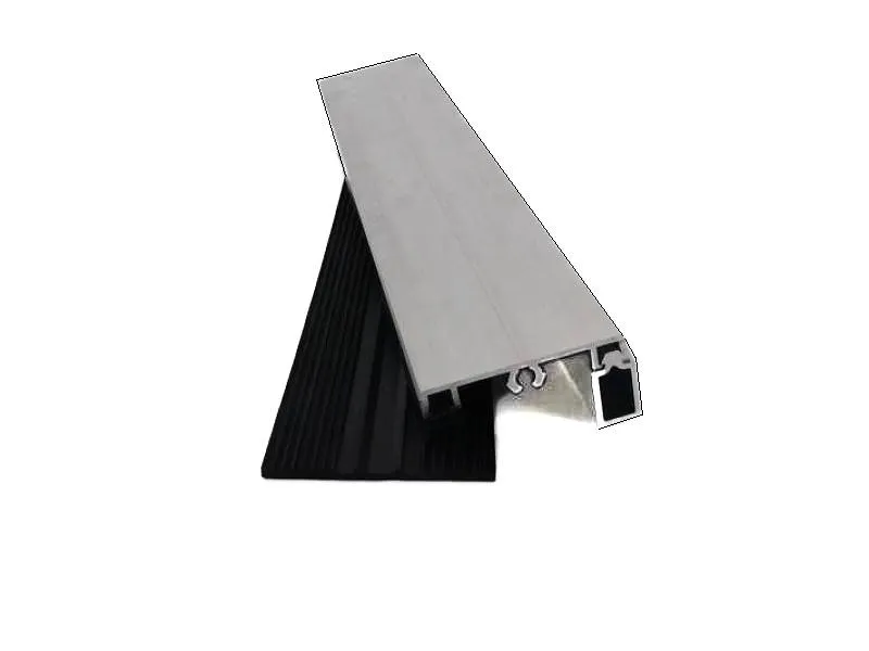 Aluminium Zijprofiel voor Polycarbonaat Dakplaten - Zijprofiel Op = Op