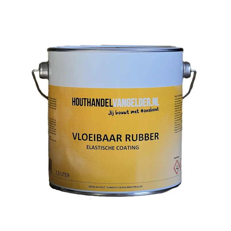 Vloeibaar Rubber voor het behandelen van Douglas, eiken en tuinhout. - Vloeibaar Rubber 2.5L Gereduceerde Prijs