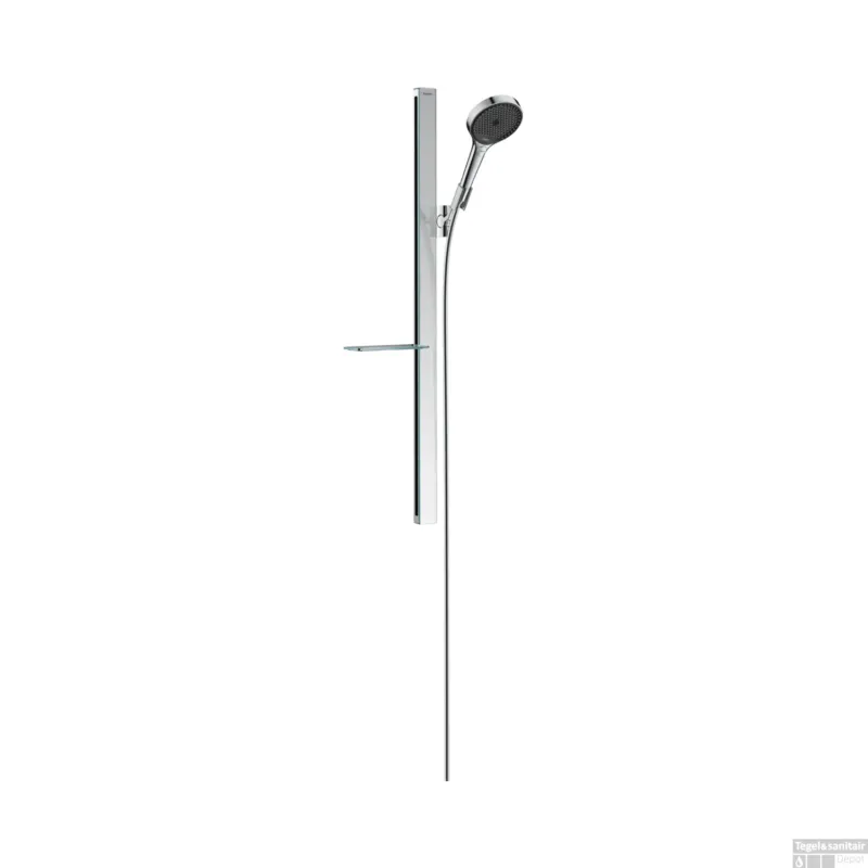 Doucheset Rainfinity HansGrohe PowderRain 130 3jet EcoSmart Met Glijstang 90 cm En Zeepschaal Chroom Gecertificeerd