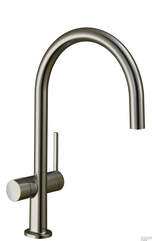 Populair Hansgrohe Talis M54 ééngreeps keukenmengkraan 220 met stopkraan voor vaatwasser, rvs look