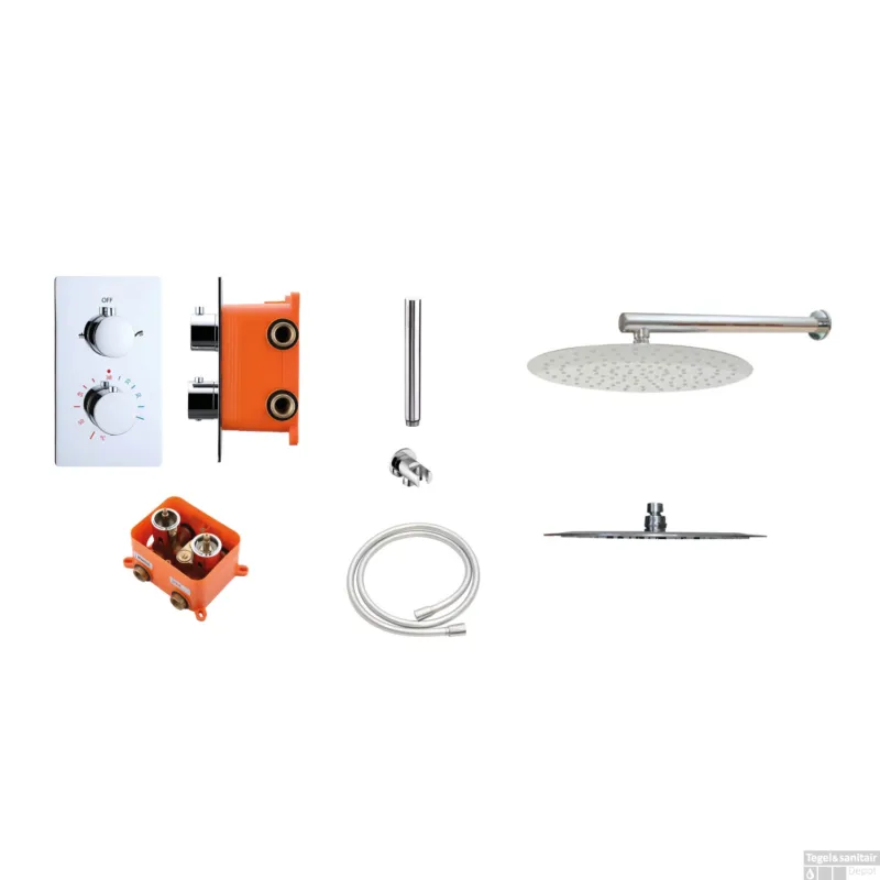 Nieuw Regendoucheset Best Design Verona M200 Inbouw Met Inbouwbox Chroom