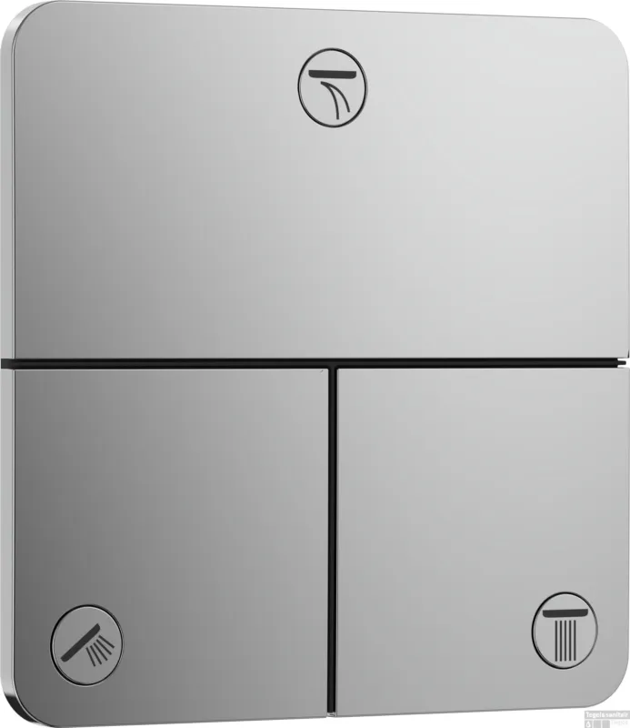Op = Op Hansgrohe ShowerSelect Comfort Q stopkraan inbouw voor 3 functies, chroom