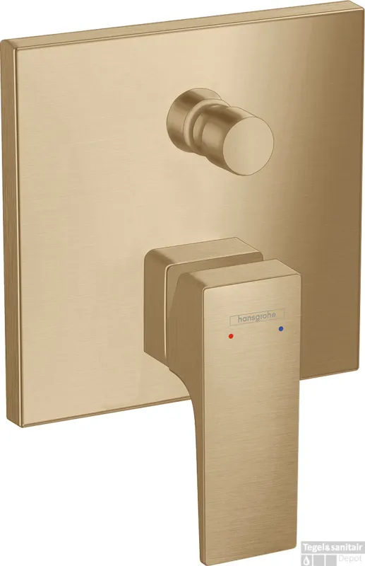 Lage Prijs Hansgrohe Metropol ééngreeps badmengkraan afbouwdeel met rechte greep, Brushed Bronze