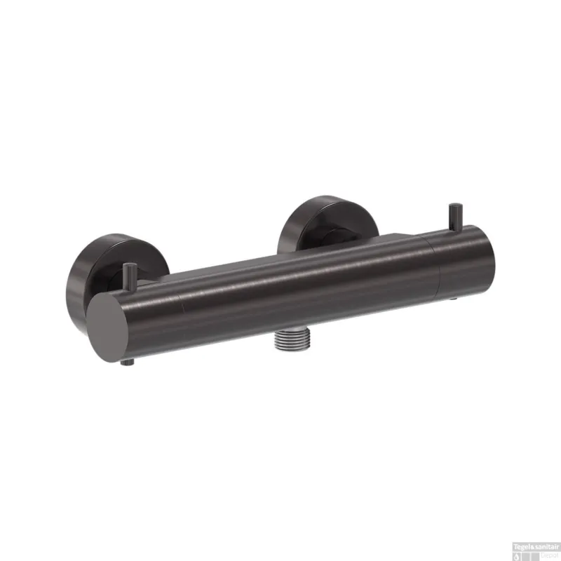 Douchethermostaat MAY Opbouw Geborsteld Carbon Black PVD Actieprijs