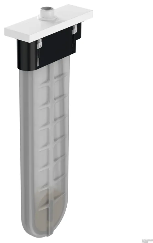 Korting Hansgrohe sBox afbouwdeel rechthoekig, mat wit
