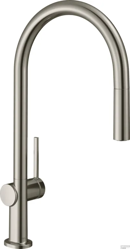 Hansgrohe Talis M54 ééngreeps keukenmengkraan 210 met uittrekbare uitloop en sBox, rvs look Tijdelijk Beschikbaar