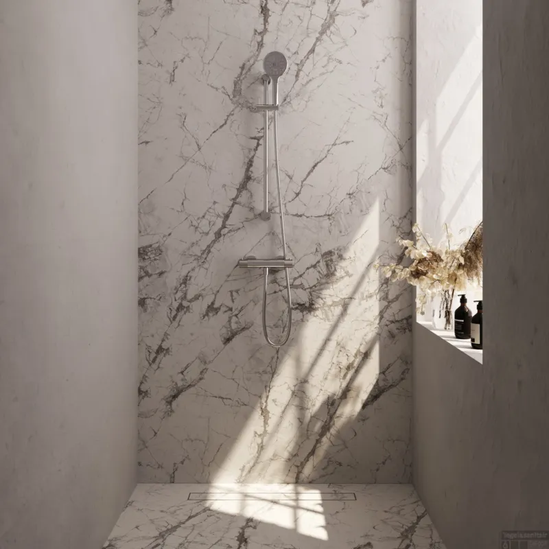 Veilige Betaling Douchekraanset Brauer Chrome Carving Opbouw Met Glijstang En Ronde Handdouche Chroom