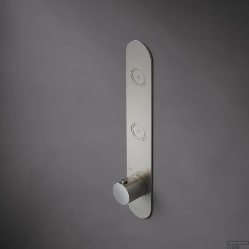 Douchethermostaat Hotbath Cobber Inbouw 2 Pushbuttons Geborsteld Nikkel (excl. inbouwdeel) Bestel Nu