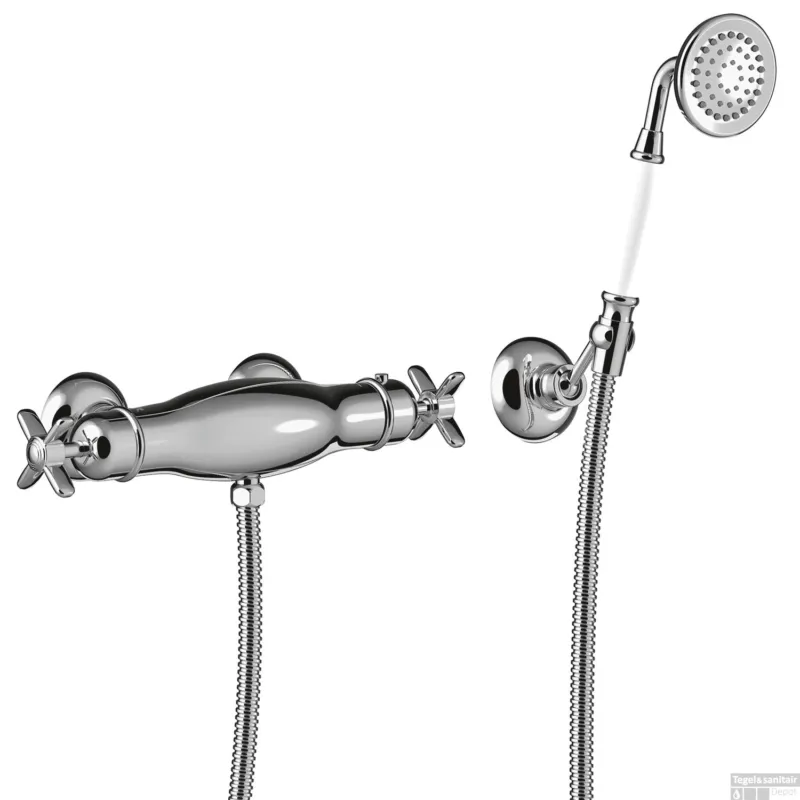 Seizoensaanbieding Douchemengkraan Tres Clasic Incl handdouche Chroom