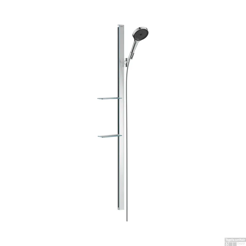 Doucheset Rainfinity HansGrohe PowderRain 130 3jet EcoSmart Met Glijstang 150 cm En Zeepschaal Chroom Shop Nu