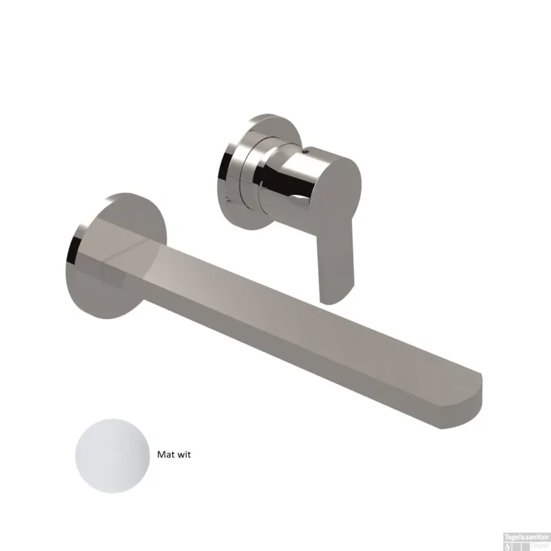 Bestseller Inbouw Wastafelkraan Sanimex Giulini Eenhendel Luxe 20cm Mat Wit