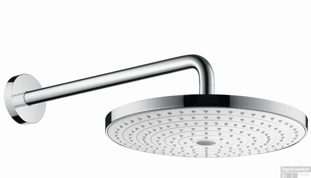 Alleen Vandaag Hansgrohe Raindance Select S hoofddouche 300 2jet met douche-arm, wit/chroom