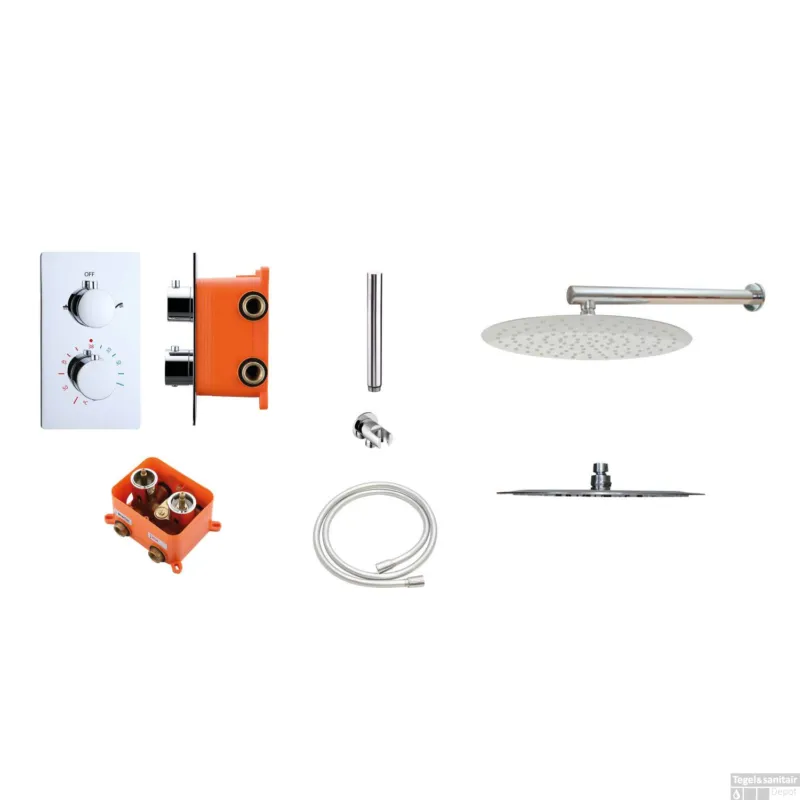 Nieuw Regendoucheset Best Design Verona M300 Inbouw Met Inbouwbox Chroom