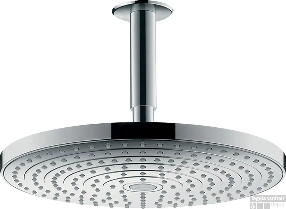 Nu Kopen Hansgrohe Raindance Select S hoofddouche 300 2jet met plafondaansluiting, chroom