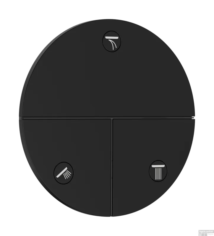 Hansgrohe ShowerSelect Comfort S stopkraan inbouw voor 3 functies, mat zwart Betaalbaar