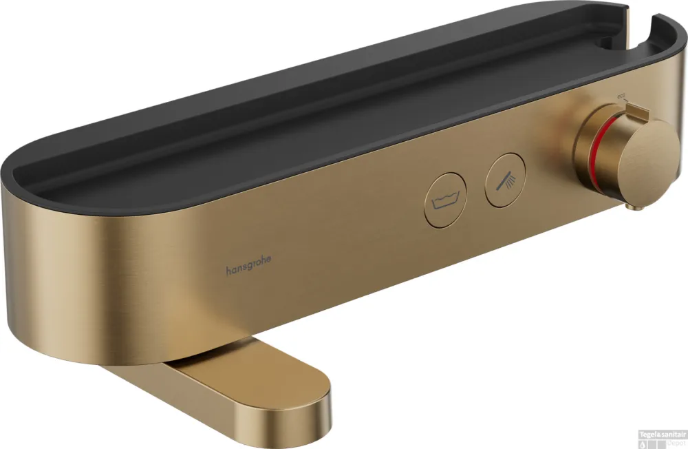 Gereduceerde Prijs Hansgrohe ShowerTablet Select 400 opbouw badthermostaat, Brushed Bronze