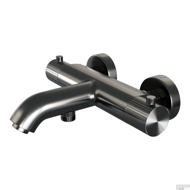 Direct Beschikbaar Brauer Stripe opbouw baddouche thermostaatkraan gunmetal geborsteld PVD
