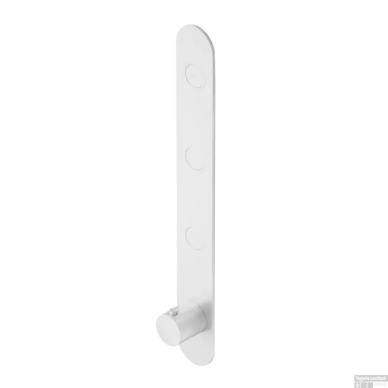 Douchethermostaat Hotbath Cobber Inbouw 3 Pushbuttons Mat Wit (excl. inbouwdeel) Beperkte Voorraad