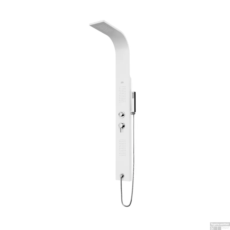 Fabrieksprijs Douchepaneel Lacus Spargi 160x15x6 cm Mat Wit