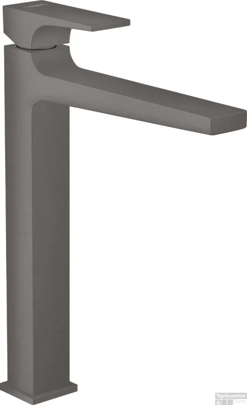 Favoriet Hansgrohe Metropol ééngreeps wastafelkraan 260 met rechte greep en PushOpen afvoerplug, Brushed Black Chrome