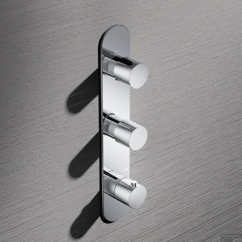 Douchethermostaat Hotbath Buddy Inbouw 2 Stopkranen Verticaal Chroom Aanbieding