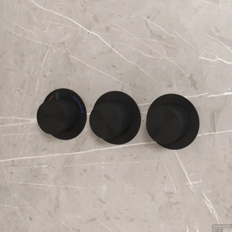 Thermostatische Inbouwkraan Best Design High End Mat Zwart Bestel Nu