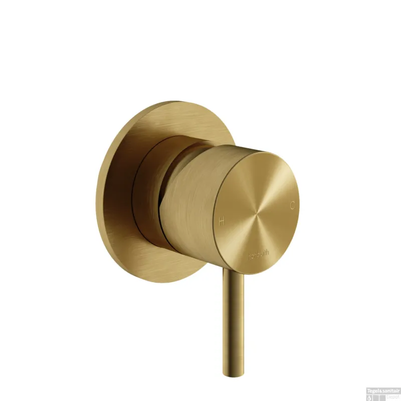 Speciale Aanbieding Douchekraan Inbouw Hotbath Archie Mengkraan Geborsteld Messing PVD