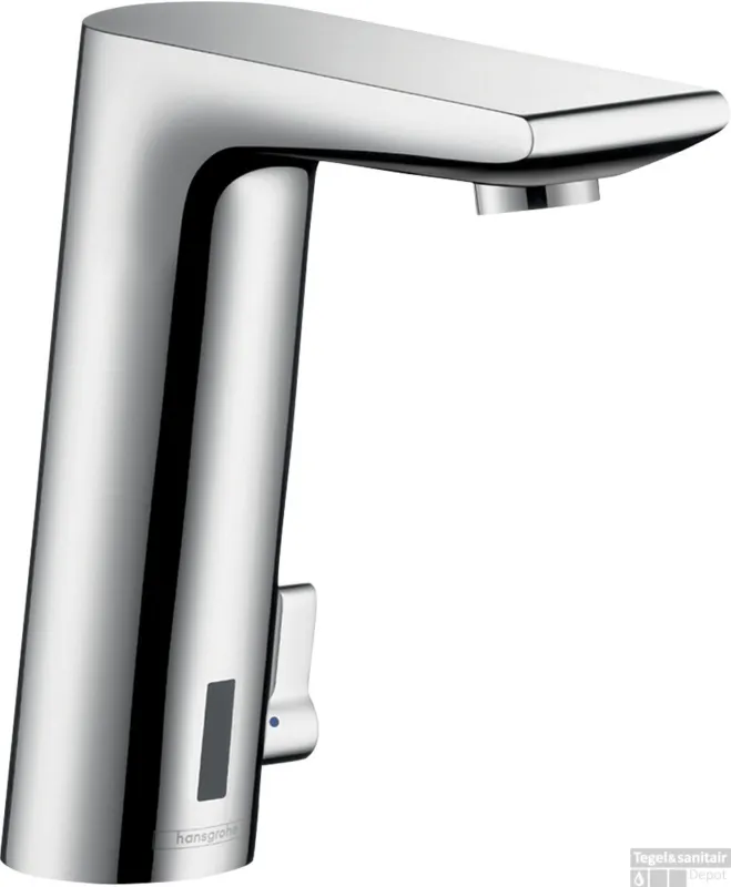 Hansgrohe Metris S elektronische wastafelmengkraan met temperatuurgreep en batterij, chroom Express Levering