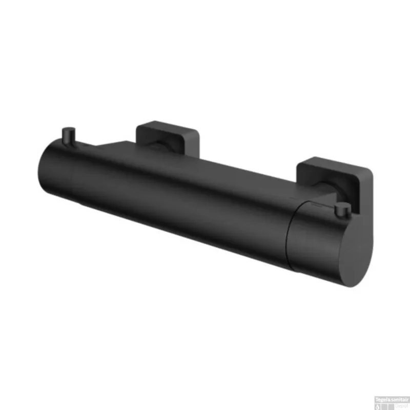 Seizoensaanbieding Douchekraan Hotbath Gal Opbouw Thermostaatkraan Geborsteld Gunmetal PVD