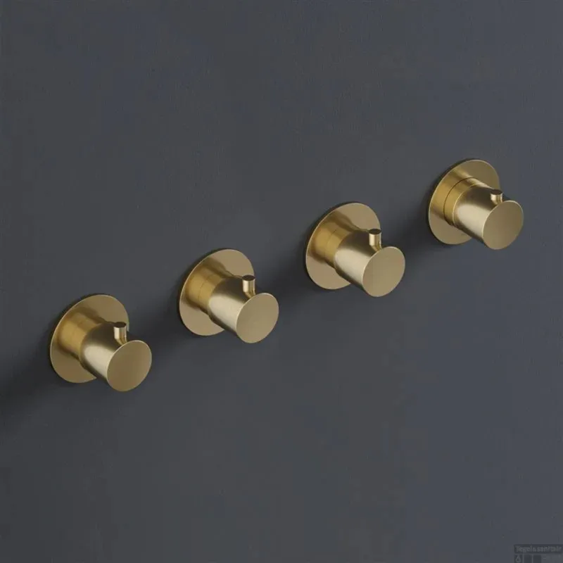Shop Nu Afbouwdeel Hotbath Cobber Douche Thermostaat 3 Stopkranen Horizontaal en Verticaal Verouderd IJzer