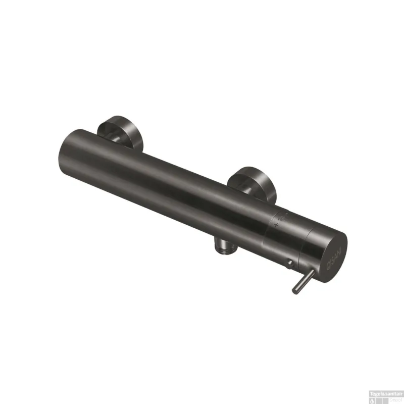 Douchethermostaat Qisani Flow Geborsteld Gun Metal Lage Prijs