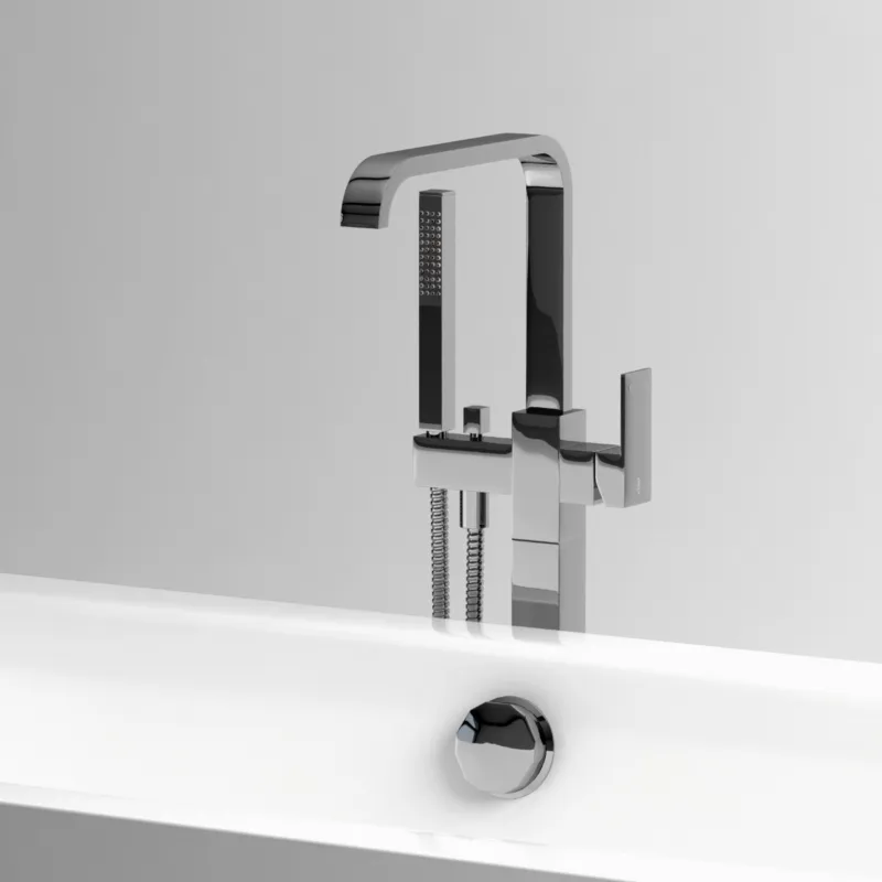 Clou - Xo Vrijstaande Badmengkraan Type 3, Met Handdouche Beste Prijs