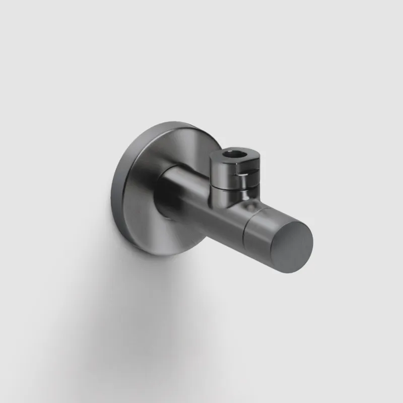 Alleen Vandaag Clou - Hightech Marathon 2 Design Hoekstopkraan, Gunmetal Geborsteld Pvd