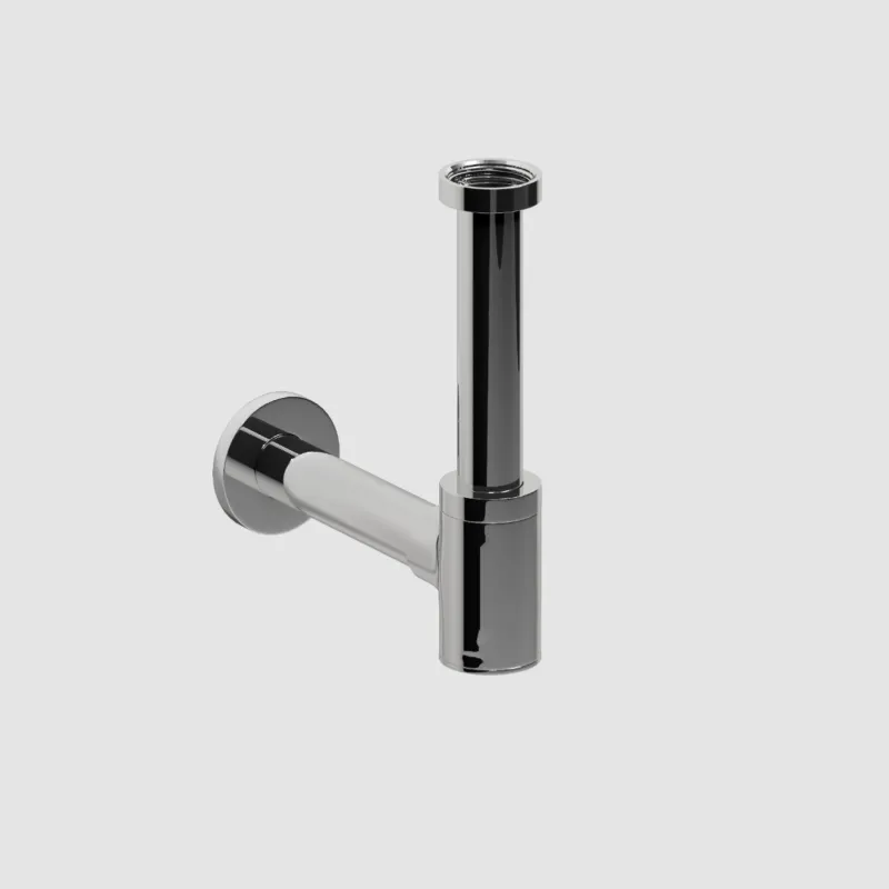 Clou - Inbe Wastafel Designsifon Type 2 Met Korte Body, Rond, Chroom Speciale Aanbieding