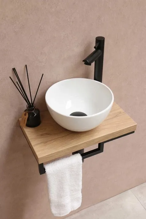 Laatste Kans Proline Top fonteinkom rond keramiek 24 x 12 cm - Glans wit