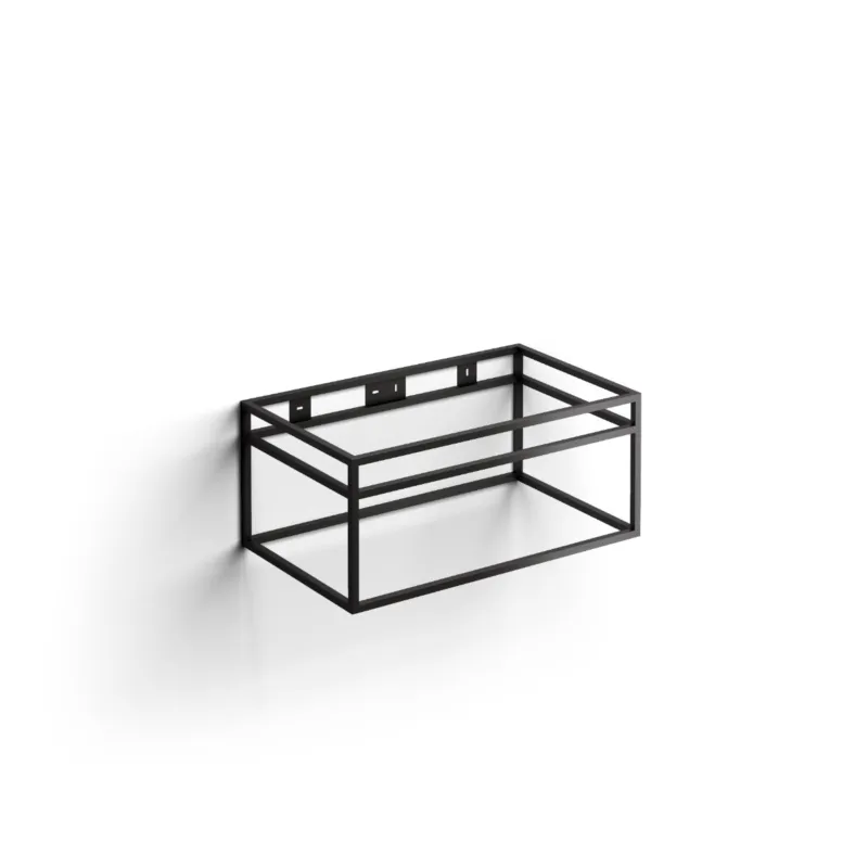 Laatste Kans Clou - (New) Wash Me Frame Rvs Kokerprofielkast 70cm, Mat Zwart Gepoedercoat