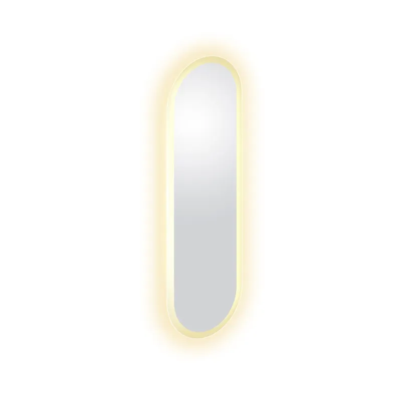 Clou - Look At Me Ovale Spiegel, Met 2700k Led-verlichting, Ip44, Satijnrand Fabrieksprijs