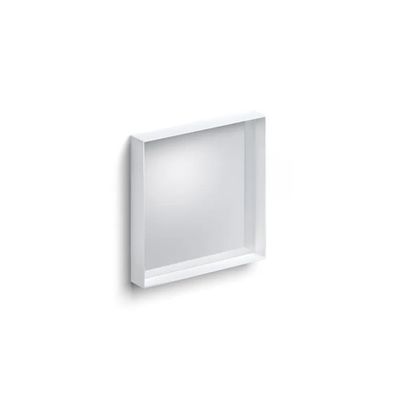 Clou - Look At Me Mat Wit, 50cm, Met Ophangsysteem, Met Glazen Inleg Planchet Koopje