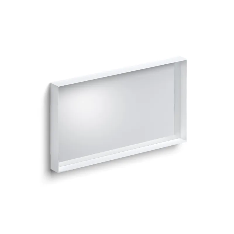 Premium Clou - Look At Me Mat Wit, 90cm, Met Ophangsysteem, Met Glazen Inleg Planchet