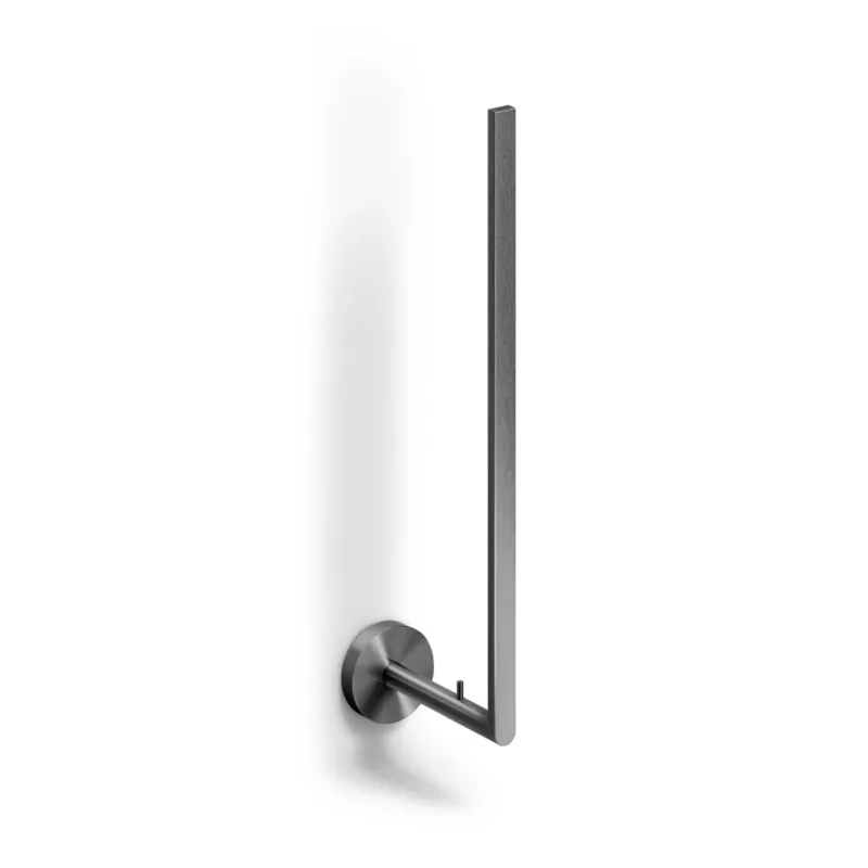 Beste Prijs Clou - Flat Reserverolhouder Voor 3 Stuks, Gunmetal Geborsteld Pvd