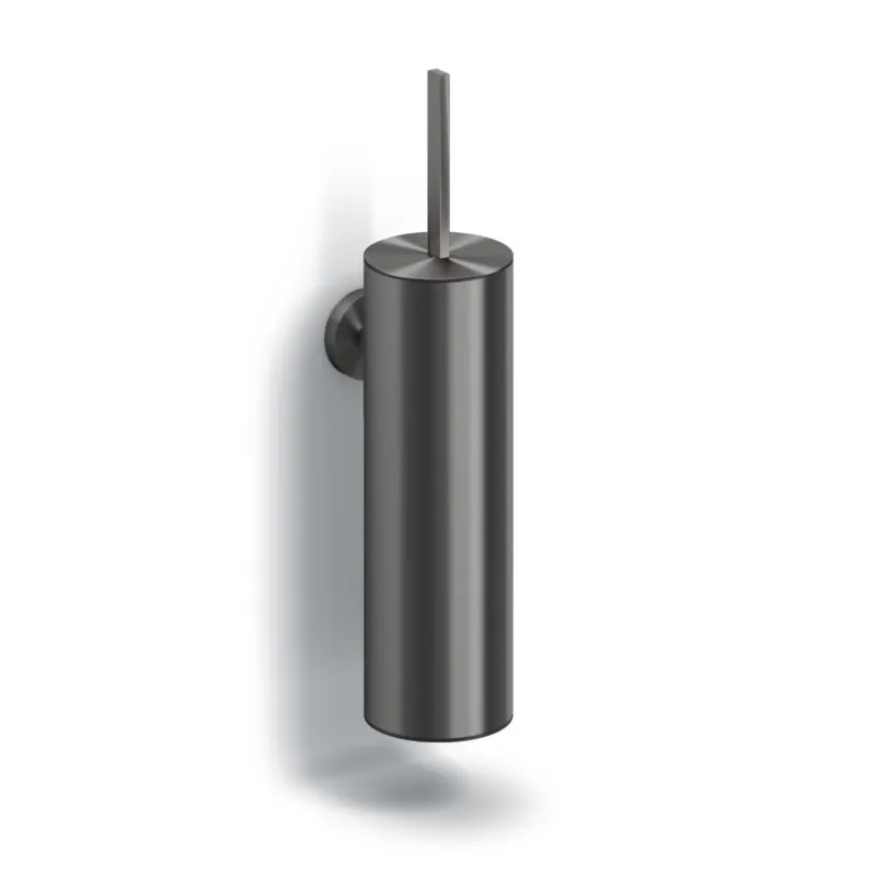 Laatste Versie Clou - Flat Toiletborstelgarnituur Wandmodel, Gunmetal Geborsteld Pvd