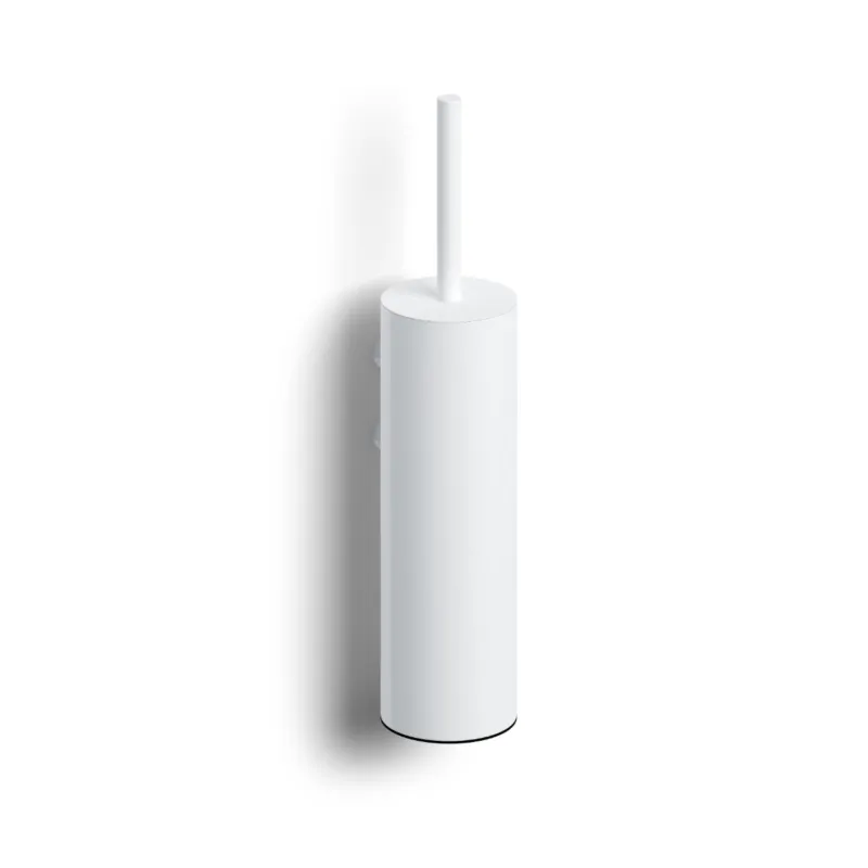 Clou - Sjokker Toiletborstelgarnituur, Wandmodel, Mat Wit Poedercoating Bestel Nu