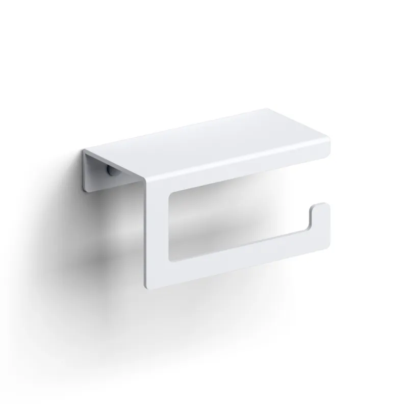 Clou - Fold Toiletrolhouder Met Cover, Mat Wit Bestseller